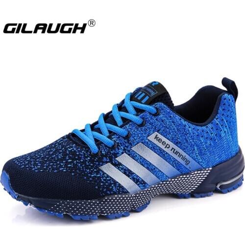 Men Running Shoes Outdoor Breathable Sport Shoes Lightweight Women Sneakers Jogging Casual Comfortable Training Sports Footwear