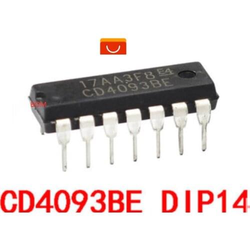 10PCS CD4093BE DIP CD4093 DIP-14 CD4093BD DIP14