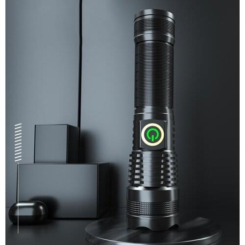 Rechargeable Flashlight Super Bright Flashlight Powerful Flashlight Zoomable LED Flashlight for Camping Hiking Outdoor Activity