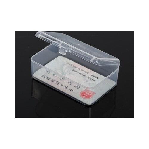 Clear Lidded Small Plastic Box For Trifles Storage box Parts Tools Jewelry Display Screw Case Beads Container Packaging Retail