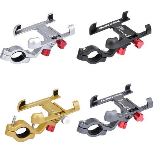 Adjustable Universal Bike Phone Stand Handlebar Bracket Aluminum Bicycle Handlebar Holder GPS Navigation Mount Bracket