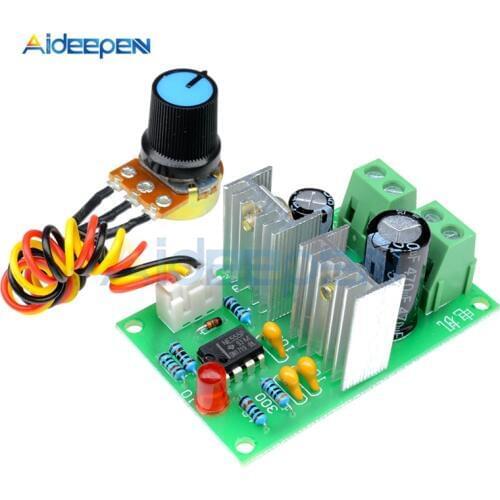 DC 12V 24V 36V 3A Pulse Width PWM DC Motor Speed Regulator Controller Switch Max 6A 500KHz