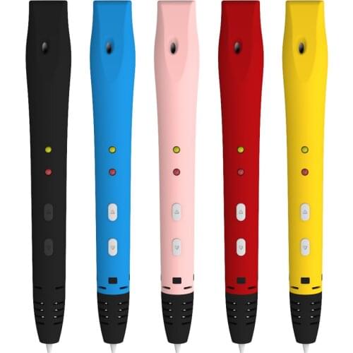 QCREATE 3D Printing Pen For Kids Low Temperature Compatible With 1.75mm PCL Filaments