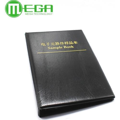 0402/0603/0805/1206 SMD Resistor Capacitor Assortment Electronic Components Sample Book 20 Pages Using book style design