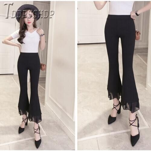 Женские брюки клеш TDDPSSHDP China At AliExpress