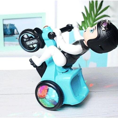 Electric Stunt Rotating Tricycle Toys Children Gift With Music Light Effect Kids Educational Toys for Children Gifts