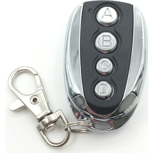 Universal ABCD Key Remote Control 433.92MHZ Remote Cloning 4 Channel Auto Car Garage Door Duplicator Rolling Code For Car newest