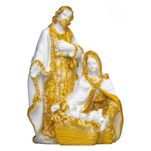 Western Sculpture Creative Resin Crafts Jesus Family Home Candlestick Decoration Ornaments Gifts