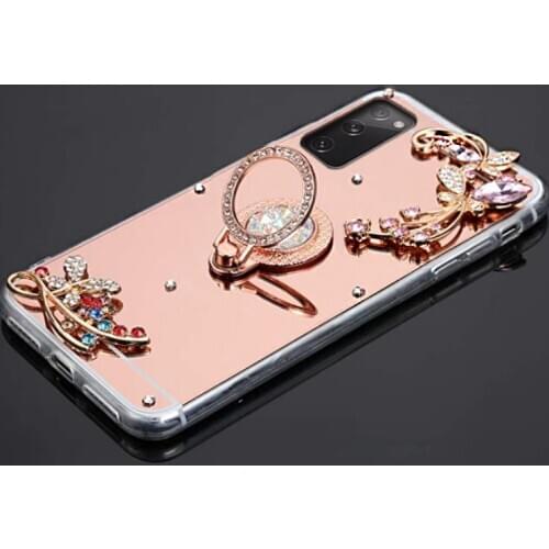 TPU Mirror Case For Samsung Galaxy S20 FE S21 S30 Ultra S10 A71 A51 A20e A21S A50 A41 A80 A90 Back Cover S10E 5G S8 S9 Plus Case