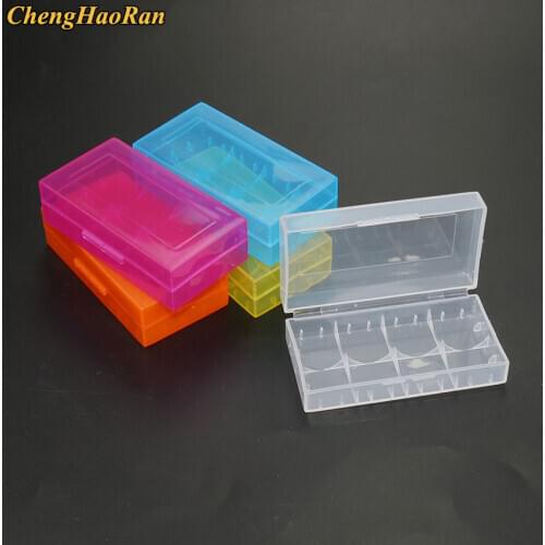 18650 16340 Battery Case Holder Box Storage Color Optional Blue/Pink/White/Green/Yellow hold 2pcs 18650/4pcs 16340 batteries