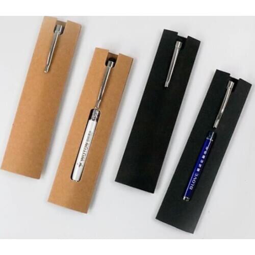 2000pcs Rectangular blank Black paper craft box,long Wedding gift jewelry packaging box NO219