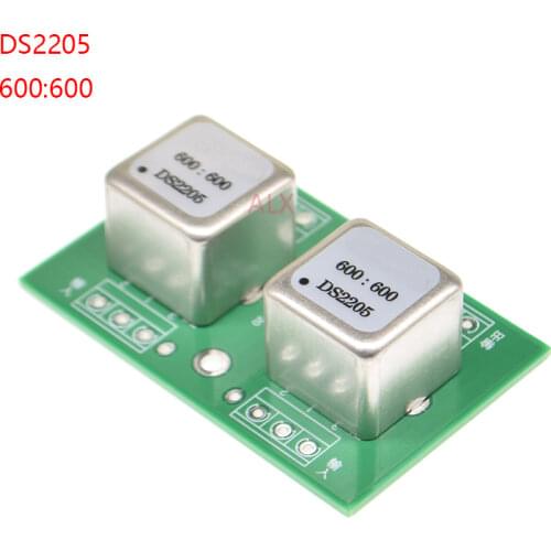 600:600 audio DS2205 permalloy audio isolation transformer balanced unbalanced conversion