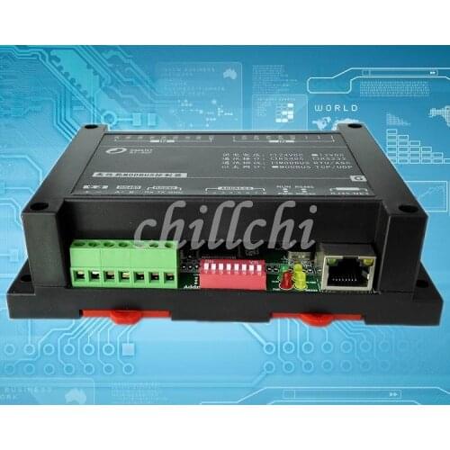 8 road analog 4-20mA input to the Ethernet acquisition module TCP Modbus 8 way transistor output