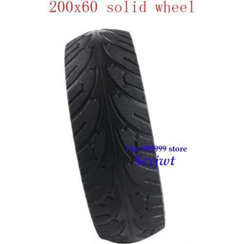 8 inch 200x60 electric scooter balancing vehicle solid tire tyres with wheel hub