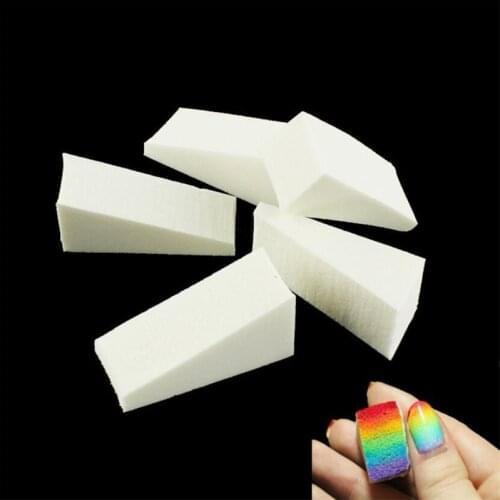 8Pcs/Set Soft Triangle Nail Art Polish Gel Gradient Color Stamping Stamp Drawing Painting Sponge Image Transfer Manicure tool