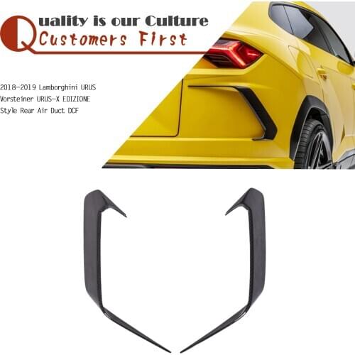 Car Accessories Dry Carbon Fiber VRS URUS-X ED Style Rear Air Duct Fit For 2018-2019 URUS VRS URUS-X ED Style Rear Air Duct