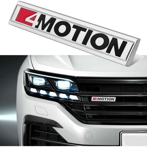 Car Styling For Volkswagen VW Tiguan 4MOTION Touran Phaeton Arteon Scirocco Atlas 4 Motion Trunk Sticker 4Motion Grille Sticker
