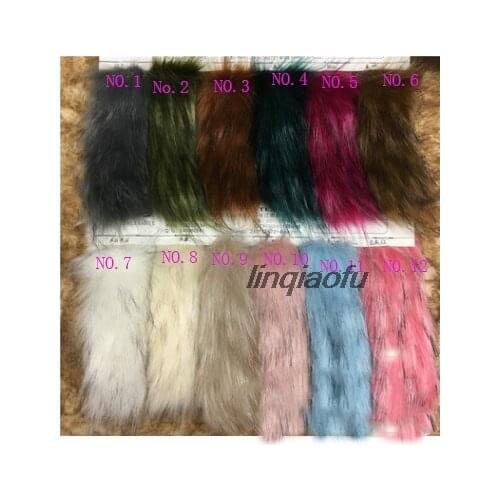 Imitation raccoon fur Imitation fur fur collar plush fabric Imitation mouse hair collar hair