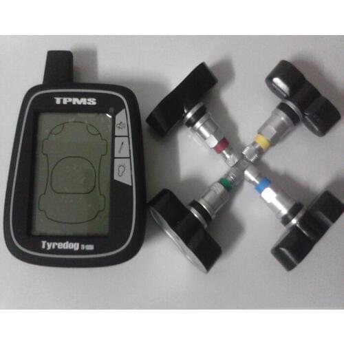 Hot! Wholesale Tyredog TD1000A-I 2.7" LCD Wireless Tire Pressure Monitor System TPMS internal sensor Free shipping
