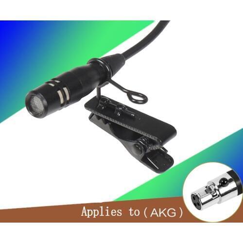 Hot Sale Hypercardioid Tie Clip Lavalier Lapel Microphone for Sennheiser MiPro AKG Shure Audio Technica Wireless Mic System