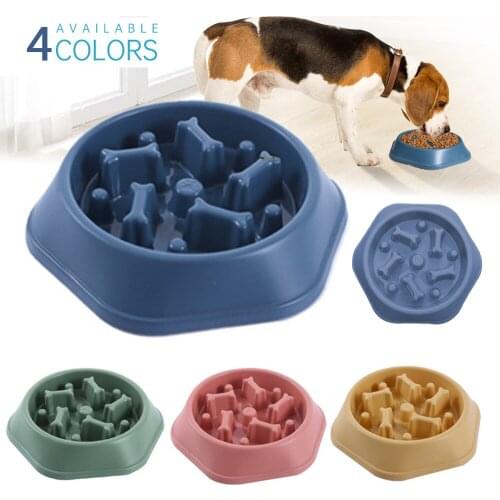 Slow Food Bowl For Pet Cats And Dogs Anti-Slip And Moisture-Proof Pet Feeder To Prevent Suffocation Slow Food Bowl comedero per