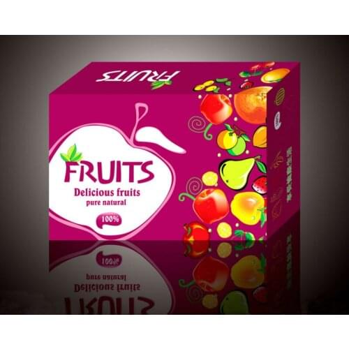 Fashion corrugated paper box for fresh fruit, nice fruit box