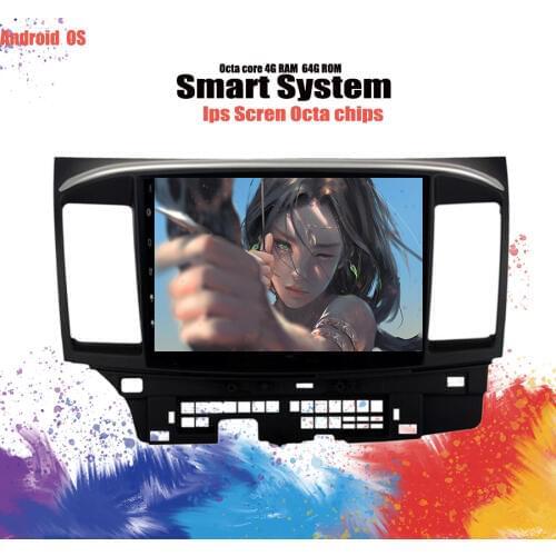 4G Octa Core Android 10.0 for Mitsubishi Lancer 2006- stereo multimedia headunit GPS Radio car dvd gps player stereo Audio Video