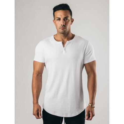 Mens Cotton T-shirt 2021 New Gyms Fitness Workout t shirt Man Summer Casual Fashion Creativity Print Tees Tops Brand Clothing