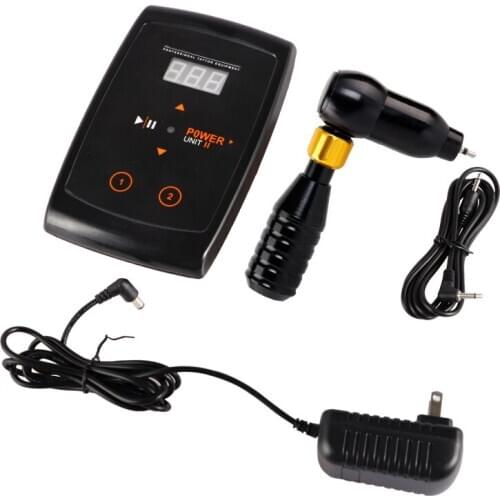 New Rotary Tattoo Kit High Quality For Shader Liner RCA Rotary Tattoo Machine 2 Colors For Tattoo Guns Supply Makeup Machine Kit