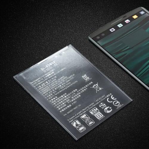 Original Battery For LG V10 Battery H968 H961N H961 H901 VS990 F600L F600S F600K F100G BL-45B1F 2900mAh Full Capacity