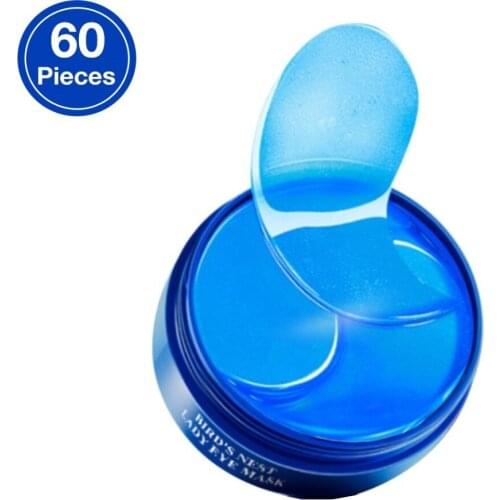 60Pcs Collagen Eye Patches Anti Wrinkle Eye Mask Moisturizing Remove Dark Circle Crystal Repair Sleep Mask for Eye Skin Care