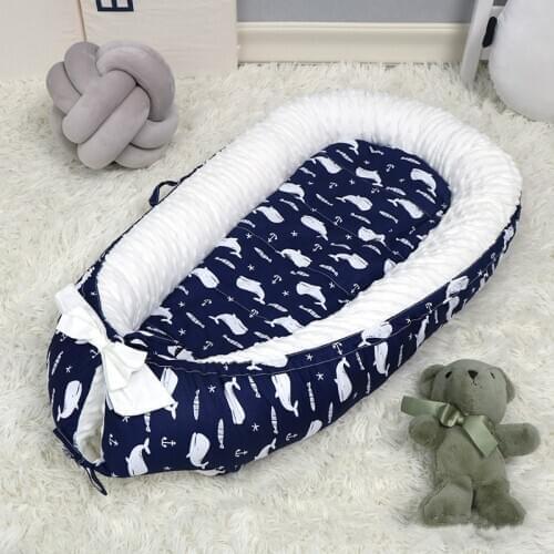 Newborn Baby Portable Removable And Washable Crib Travel Bed Nest Bed Crib Cotton new Crib Travel Bed For Children Infant Kids