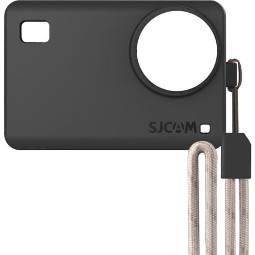 SJCAM SJ8 Series Silicone Case Cover for SJ8 Pro/Plus/Air Sleeve Protector Adjustable Lanyard For SJ8 4K Action Camera Accessory