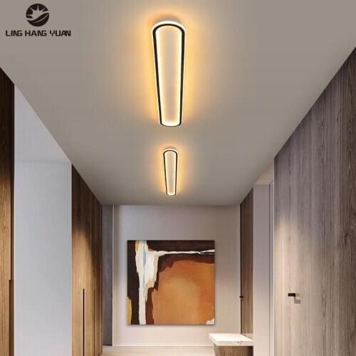 Led Chandelier Black Gold Ceiling Chandelier Lighting for Living room Kitchen Bedroom Dining room Corridor Lights 120cm 100cm