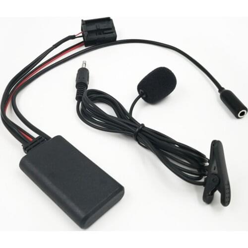 Biurlink Car CD Changer DVD Bluetooth 5.0 Audio AUX IN Harness Cable Microphone Hands Free Adapter For OPEL CD40 CD70 DVD90 MP3