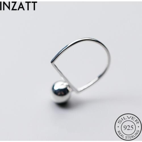 INZATT New Hot Unique Charming Sterling-silver-jewelry Forefinger Ring AAA Fine Jewelry Accessories For Women Anniversary Gift