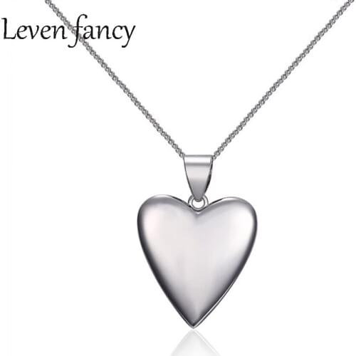 Glossy Love Heart Necklace 925 Sterling Silver Choker Natural Freshwater Pearl Short Necklace Hypoallergenic Jewelry for Woman