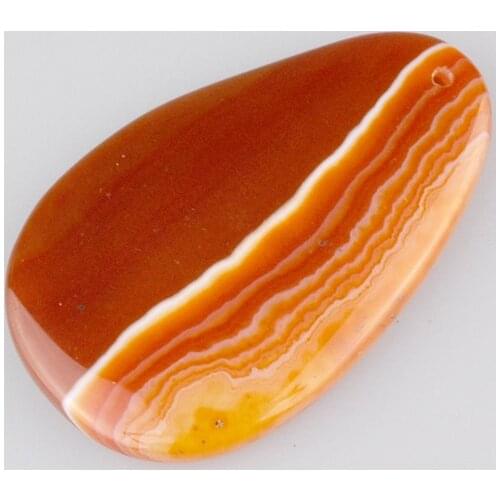 Wholesale 10pcs Natural Semi Precious Stone Bead, Orange stone Tear Shape Pendant For Fancy Jewelry Necklace DIY Making