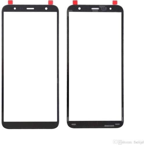 10Pcs For Samsung J4 Plus J6 Plus J610 J8 J810 Touch Screen Front Glass LCD Outer Panel Cover Repair Replacement Part