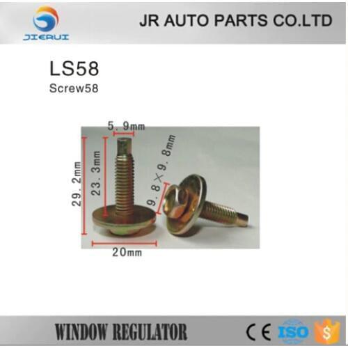 10x General screws, metal clips, water pipes