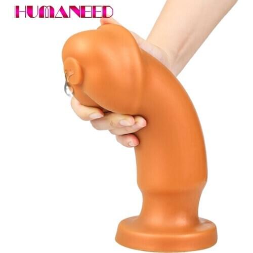 2021 Liquid Silicone Huge Anal Plug Butt Plug Erotic Product Plus Big Anus Plug Anal Dildo Vaginal Expanders Sex Toys for Women