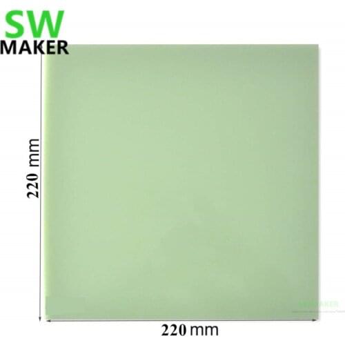220x220x3mm Polypropyiene Build Plates for 3D Printers MK2/MK2A/MK3, Anet A8, A6, Prusa i3 , Wanahao ,Creality