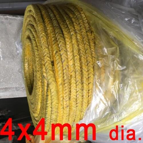 4mm x 4mm Pure cotton yarn packing plain yarn stuffing seal Grease Water pump seal Butter packing