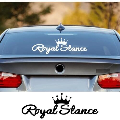 Car Stickers Windshield Window Royal Stance Auto Vinyl Film DIY Decal Automobile Sport Styling Decoration Car Product Accessorie