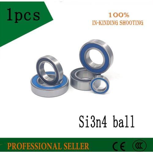 Free shipping 1PC R188 S688 S606 S608 SI3N4 balls hybrid ceramic deep groove ball bearing for hand spinner