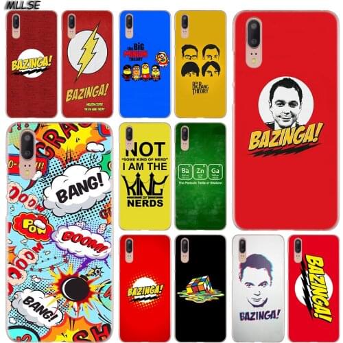 MLLSE Bazinga The Big Bang Theory tv show Fashion Case Cover for Huawei P30 P20 P10 P9 P8 Lite 2017 P30 P20 Pro Mini PSmart Plus