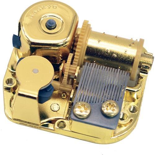 Sankyo Music Box Component Assembly Wholesale maintain factory Christmas songs Mini Motor Doll Accessories Castle in the Sky