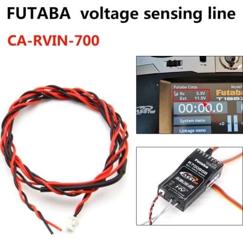 FUTABA CA-RVIN-700 Voltage Sensor External Voltage Return Cable fr Futaba R7008SB R7003SB 14SG T10J Return Test