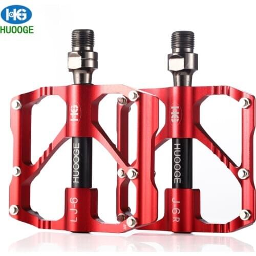 HUOOGE road mountain bike bicycle aluminum alloy 3 Sealed Bearings Bicycle Pedals de Platform pedales