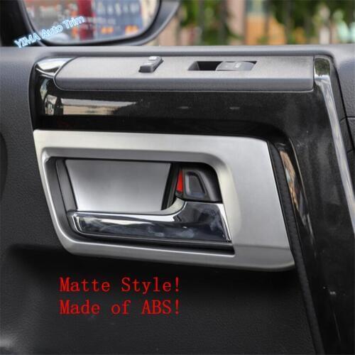 Lapetus Auto Styling Inner Door Handle Hand-clasping Bowl Cover Trim Fit For Toyota 4Runner 2010 - 2019 ABS Red / Carbon Fiber